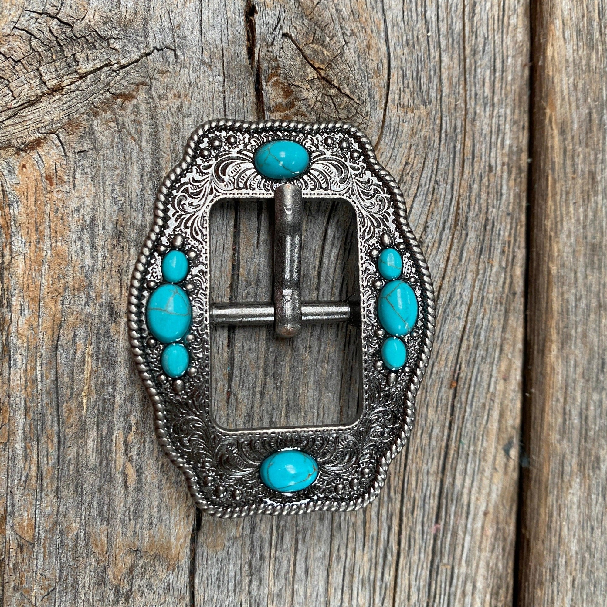 Antique Silver Western Buckles - Assorted