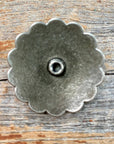 Antique Silver Turquoise Concho 1"  W203S