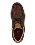 Twisted X Kicks- Cocoa Tooled Brown