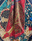 35 Inch Square Wild Rag Scarf With Multiple Patterns