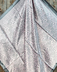 35X35"  Pink & Grey Paisley Wild Rag / Scarf WR3400