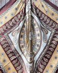 35X35"  Earth Tones Paisley Wild Rag / Scarf WR3405