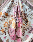35X35" Pretty In Pink Roses Wild Rag / Scarf WR40