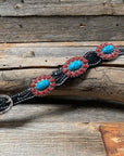 Black Floral Wither Strap 