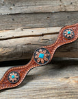 Light Oil Basketweave Wither Strap 