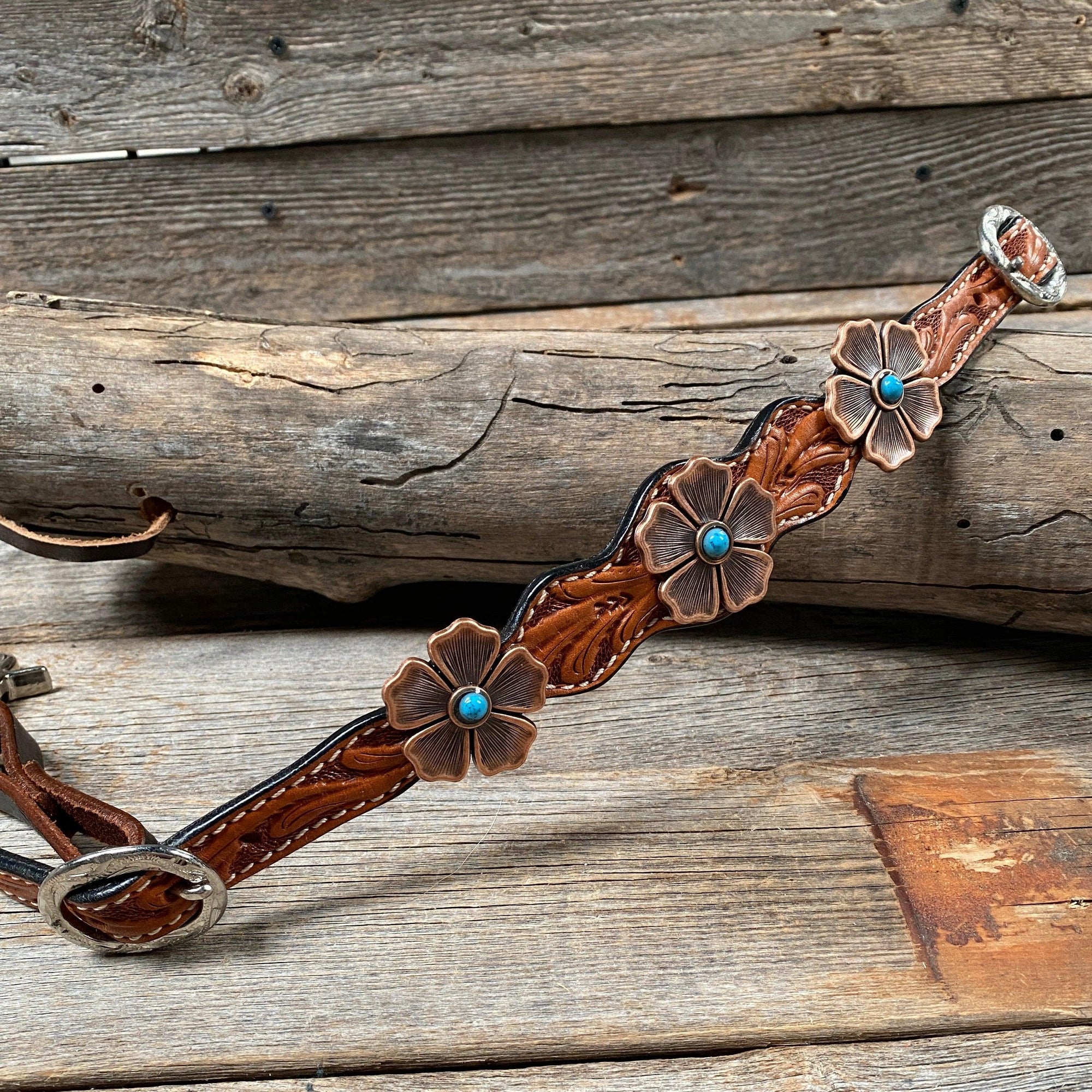 Light Oil Floral Wither Strap 