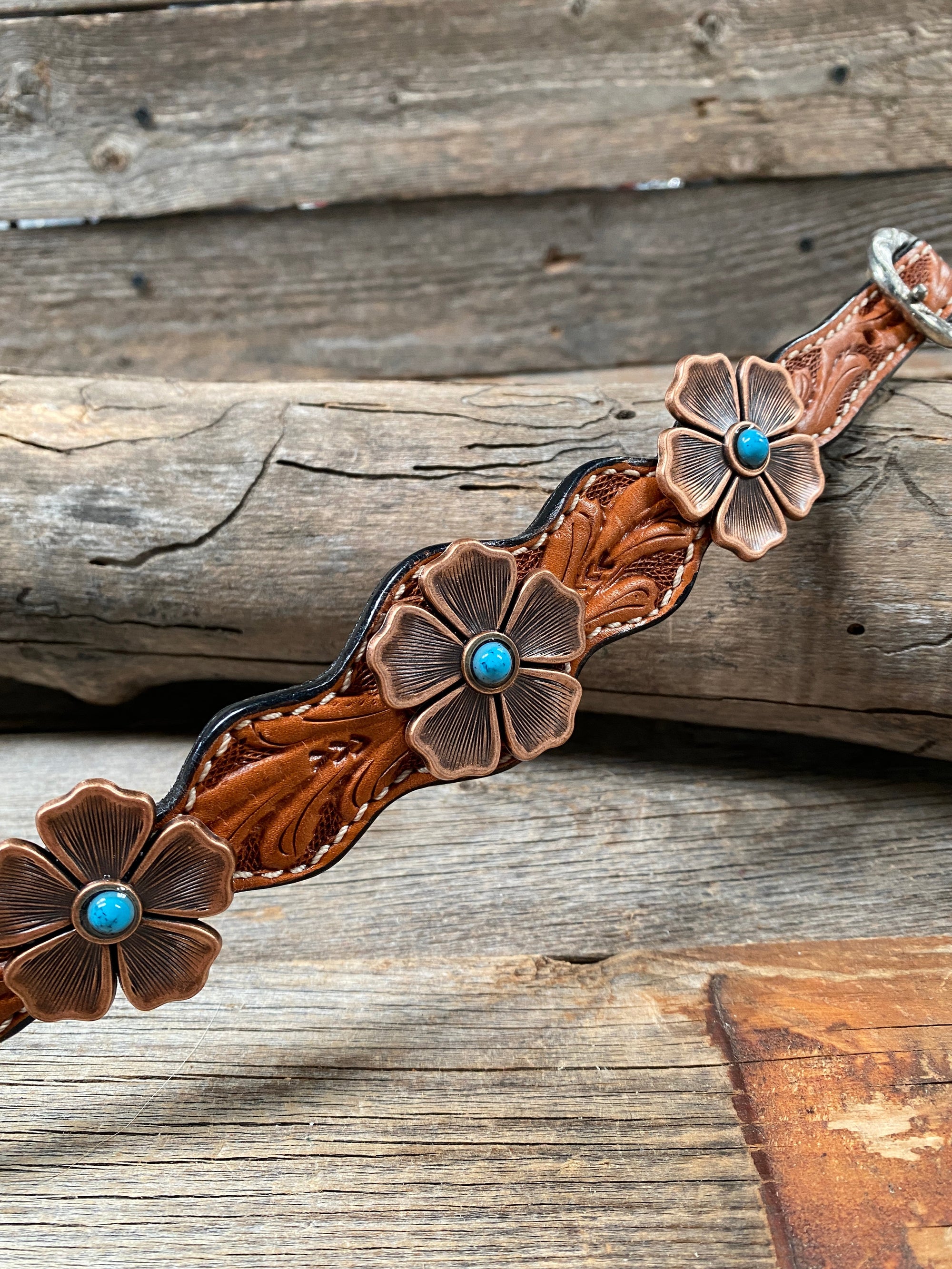 Light Oil Floral Wither Strap 