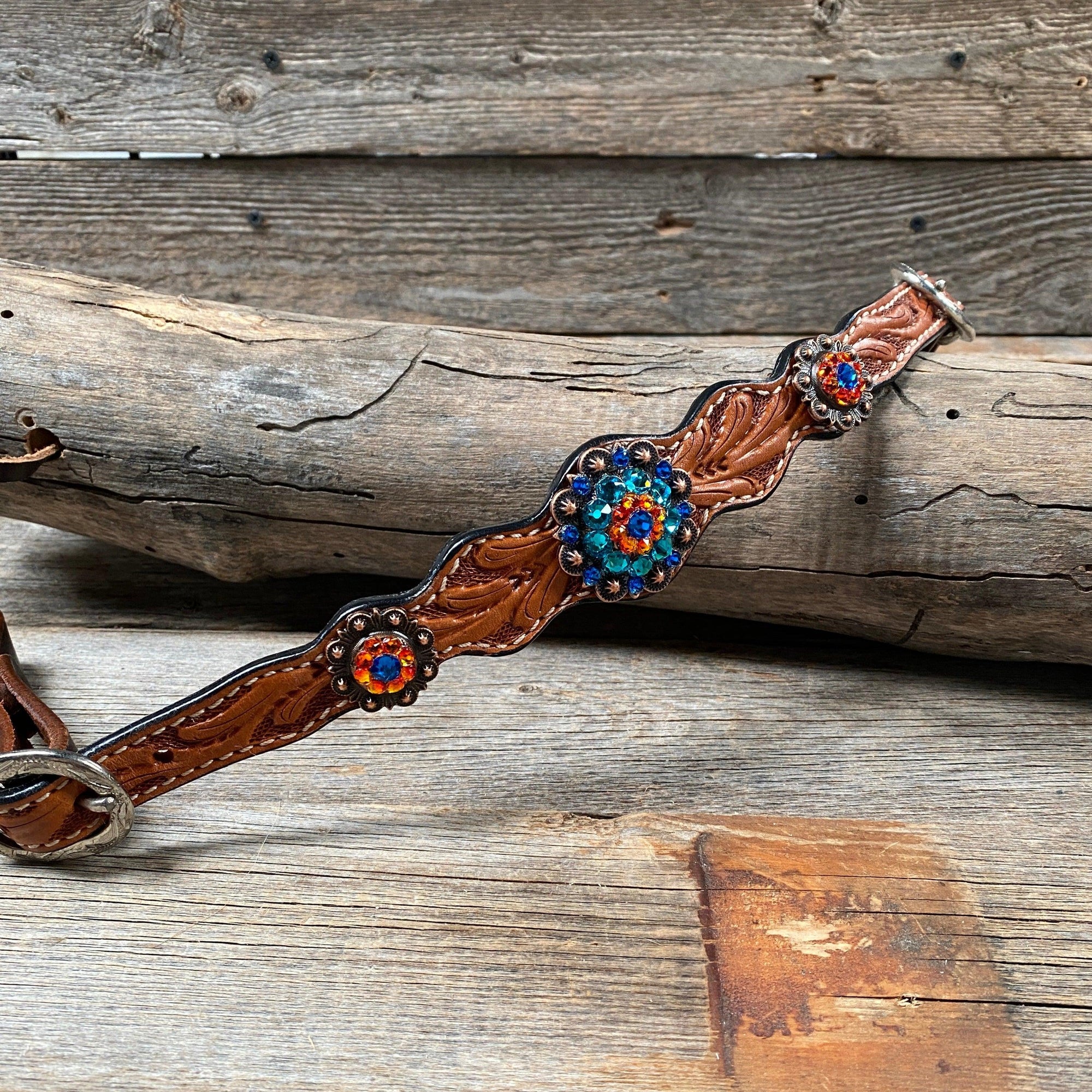Light Oil Floral Wither Strap 