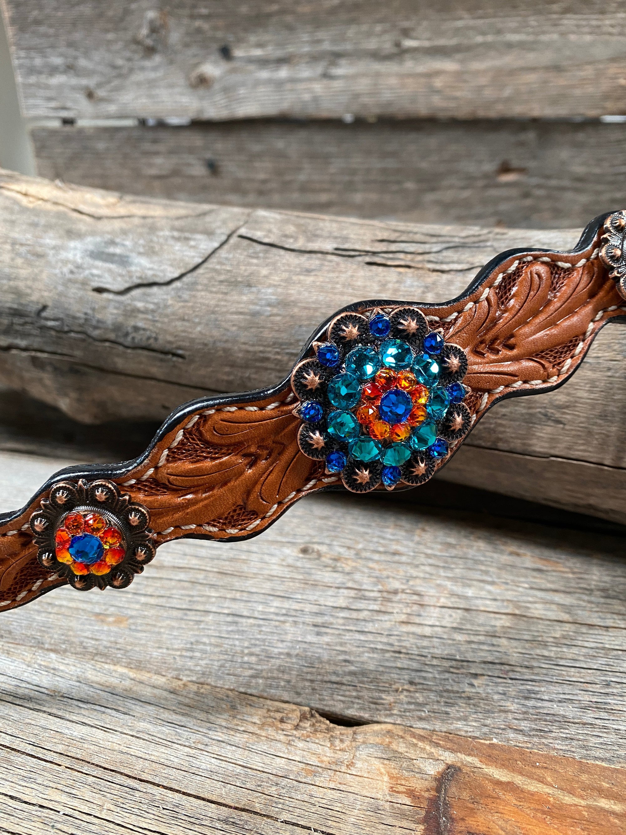 Light Oil Floral Wither Strap 