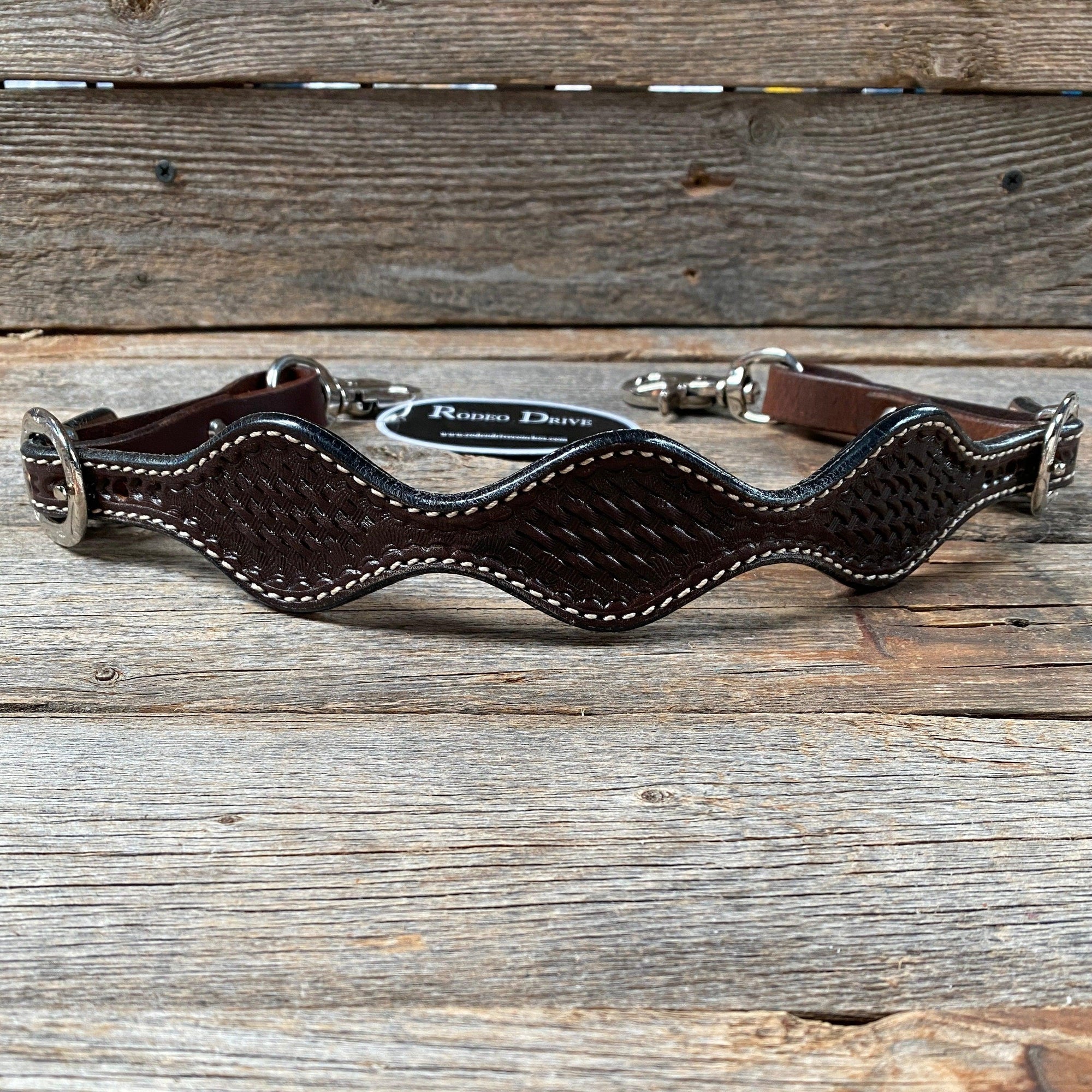 Dark Basketweave Wither Strap 