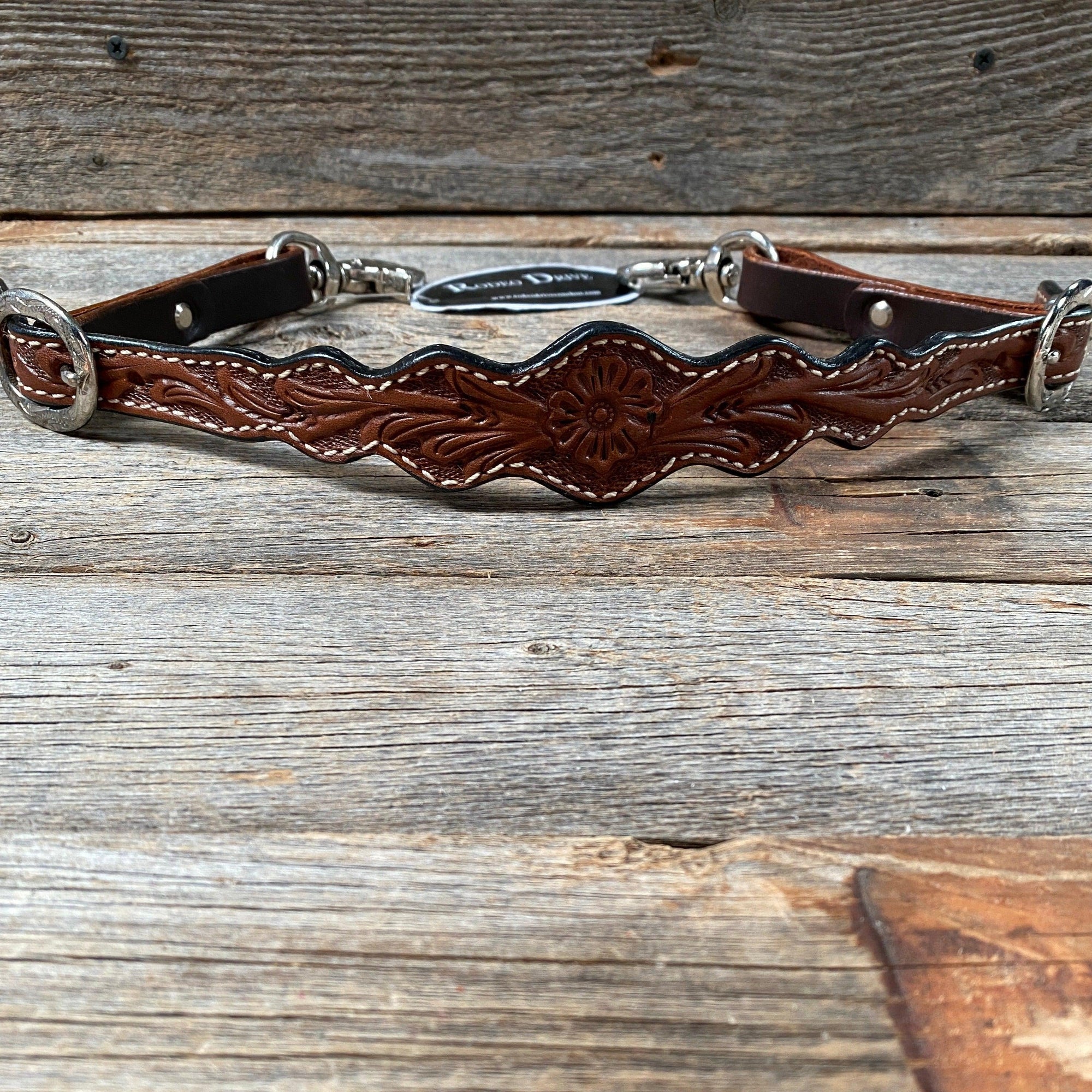 Medium Oil Floral Wither Strap 