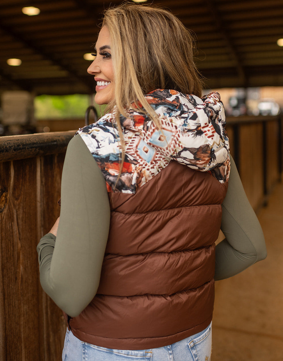 WILD HORSES PUFFER | VEST