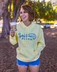 Embroidered Rope Logo Hoodie Yellow