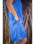 Placket Dress Heart Sutra with Sea Turtle by Mayumi Oda