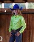*YOUTH* LIME SPARKLE PERFORMANCE SHIRT