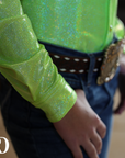 *YOUTH* LIME SPARKLE PERFORMANCE SHIRT
