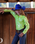 *YOUTH* LIME SPARKLE PERFORMANCE SHIRT