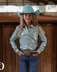 *YOUTH* SEAFOAM SPARKLE PERFORMANCE SHIRT