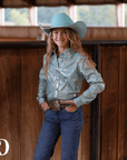 *YOUTH* SEAFOAM SPARKLE PERFORMANCE SHIRT
