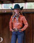 *YOUTH* TANGERINE SPARKLE PERFORMANCE SHIRT
