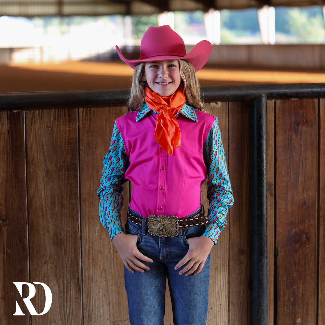 *YOUTH* LIGHTNING QUEEN RODEO SHIRT