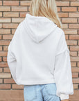Lilah Fleece Drop Shoulder Hoodie