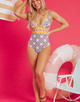 Briar Print One Piece Swimsuit