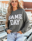 Lucille Sleeve Crewneck top Long Sleeve Top