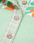 Emberly Patchwork Half Hooded Pullover