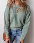 Halo Knit Drop Shoulder Top