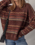Madison Knitted Drop Shoulder Sweater