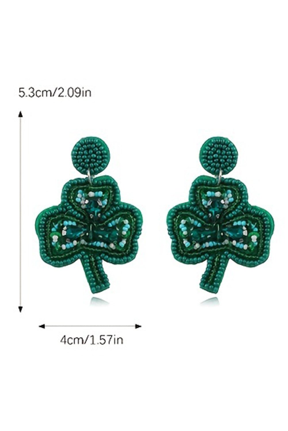 Jolene Rice Beaded Stud Earrings