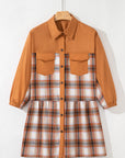 Leila Ruffle Hem Tunic Shirt