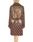 Cowgirl Says God Bless Women's Western Bath Robe