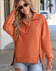 Luminy Baggy Sweatshirt with Slits