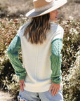 Evelyn Patched Drop Shoulder Sweater