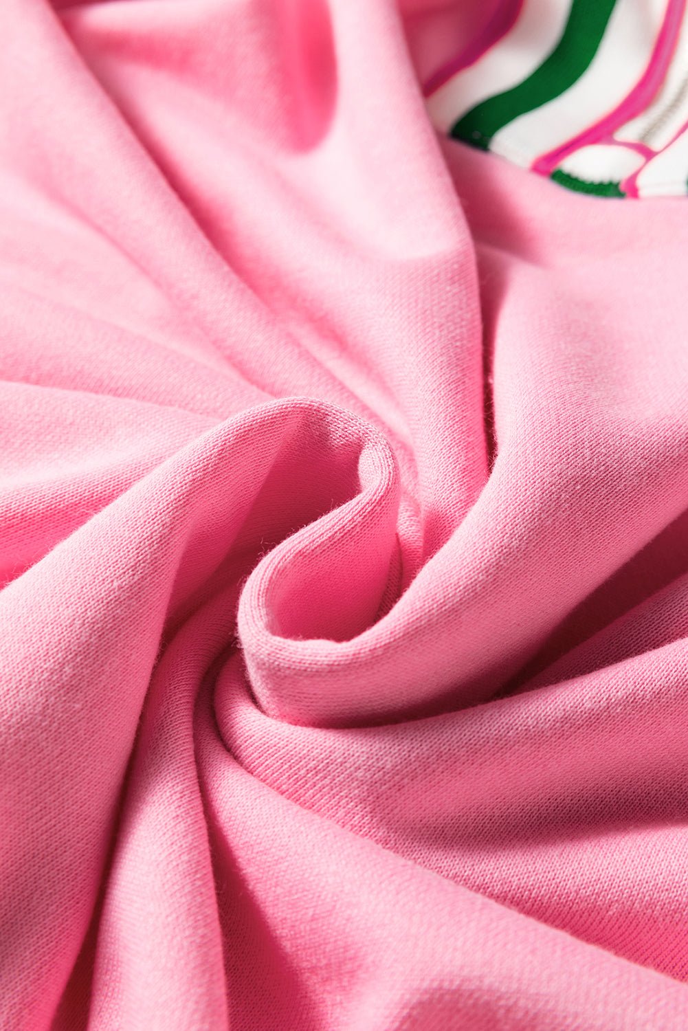 Felitina Patchwork Zip Collar Pullover