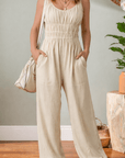Megan Sleeveless Wide Leg Jumpsuit