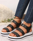 Marley Pu Leather Platform Sandals