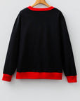 GAME DAY Varsity Stripe Crewneck Sweatshirt