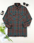 Elizabeth Plaid Print Chest Shirt