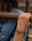 Imitation Navajo Pearl and Fashion Turquoise Stretch Bracelet