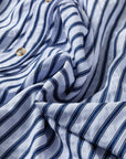 Stripe Button Down Long Sleeve Loose Shirt