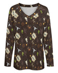Baha Ranch Western Print Long Sleeve Tee