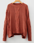 Willaira Slouchy Textured Knit Sweater