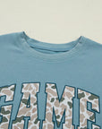 Camo Game Day Short Sleeve Graphic T-Shirt