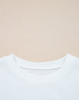 Varsity Stripe Drop Shoulder Oversized Sweatshirt