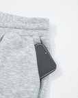Solid Quarter-Zip Top and Drawstring Pants Set