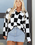 Amelia Drop Shoulder Knit Sweater