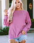 Chaya Exposed Seam Terry Pullover